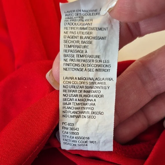 Izod Red Polo Mens Shirt with Striped Collar Short Sleeve - Picture 12 of 15